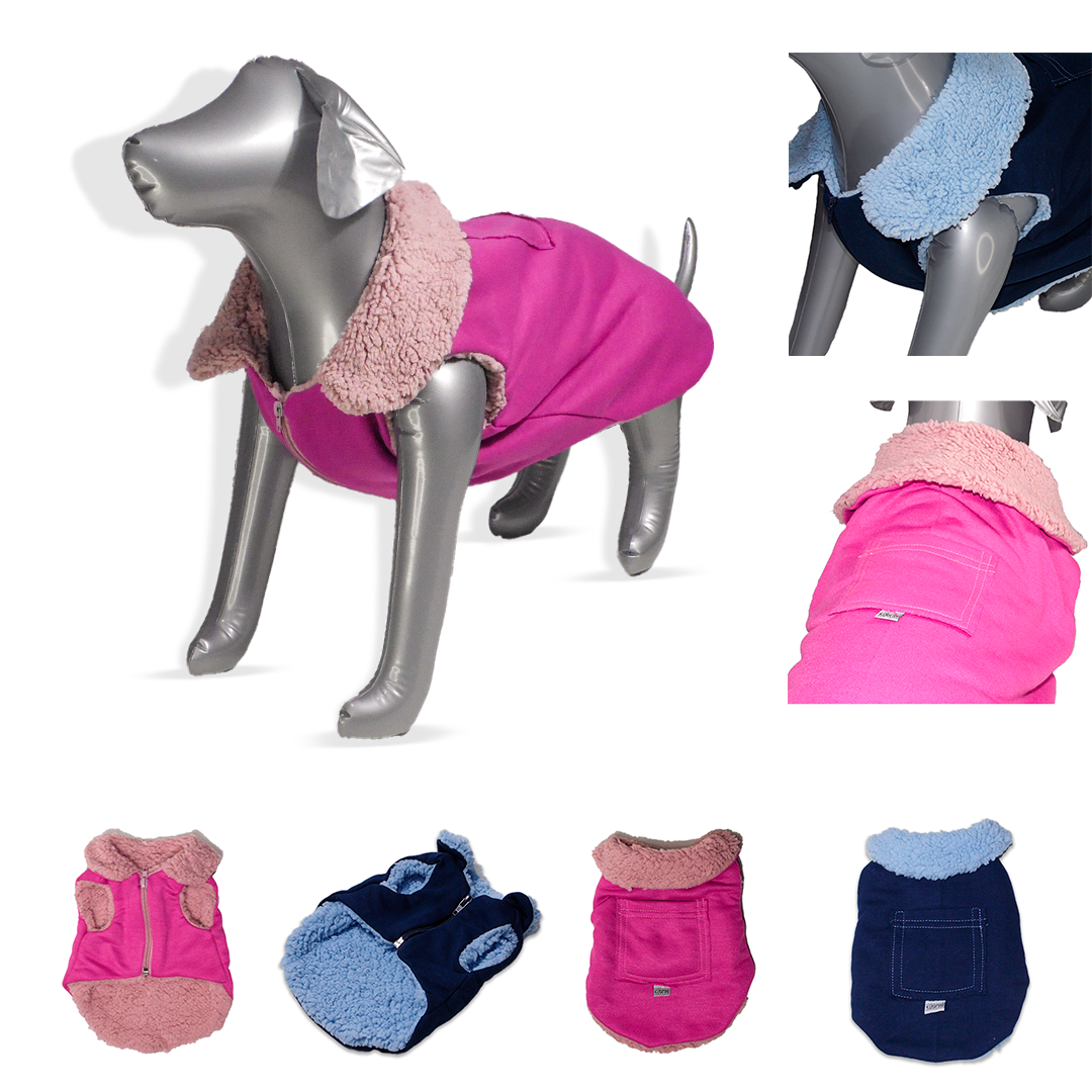 Roupinha de Frio para Cachorros - Colete de Pelo