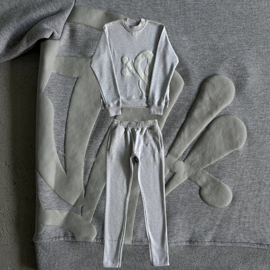 Synaworld Round Neck Suit Grey